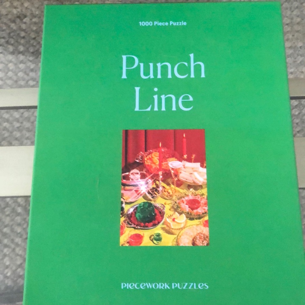 1000 Piece Puzzle Punch Line by Piecework